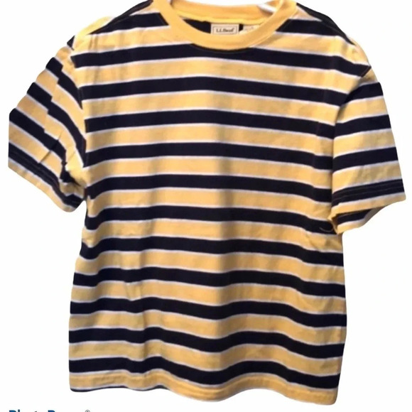 LL BEAN EUC BOYS T-SHIRT TEE TOP FALL SPRING SUMMER CASUAL SHIRTS KIDS SIZE 8 - Picture 1 of 5